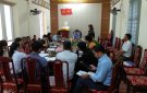 Hội đồng nghĩa vụ Quân Sự xã Giao An hội nghị sơ tuyển sức khỏe cho nam công dân sẵn sàng nhập ngũ năm 2024