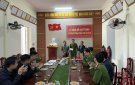 Công an huyện Lang Chánh tổ chức  Lễ Công bố Quyết định của Giám đốc Công an tỉnh Thanh Hóa về công tác cán bộ.