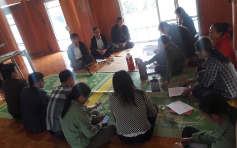 Thôn Trô tổ chức sinh hoạt Chi bộ đánh giá hoạt động 11 tháng năm 2023. Nhiệm vụ tháng 12 năm 2023