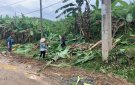 Ban chỉ đạo xây dựng nông thôn mới xã Giao An cùng với  nhân dân và cán bộ Thôn  Chiềng Nang