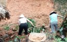 địa bàn xã Giao An và một số hộ gia đình bị sạt lở đất ta luy dương. Hoa màu, ao, hồ bị ngập gây thiệt hại cho người dân