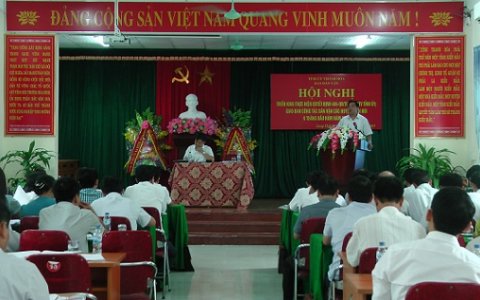 Ban Dân vận Tỉnh ủy tổ chức Hội nghị giao ban công tác Dân vận các huyện miền núi 6 tháng đầu năm.